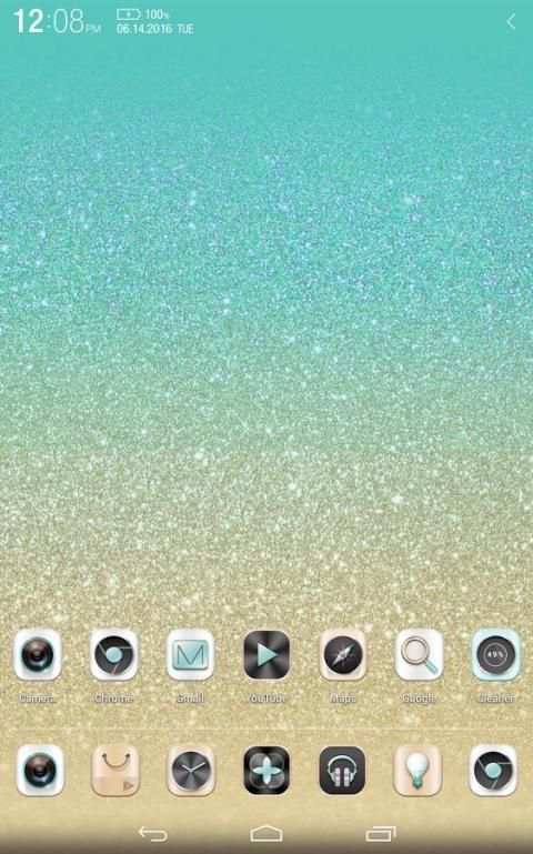 Aqua-Gold Atom theme स्क्रीनशॉट 6