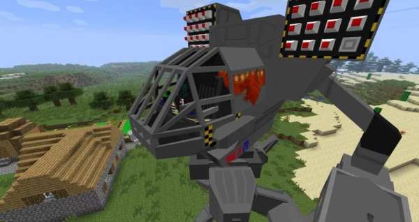 Mech Car Mod for Minecraft Pe 4 تصوير الشاشة