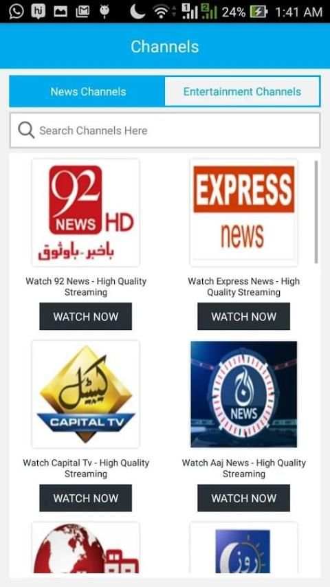 Zemtv Live Channels 5 تصوير الشاشة