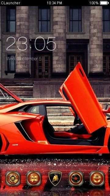 HOT LAMBORGHINI Clauncher Theme स्क्रीनशॉट 4