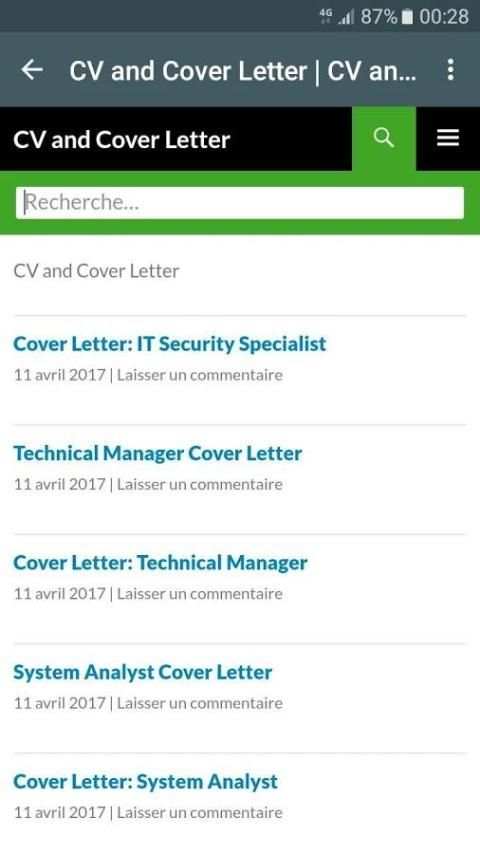 CV and Cover Letter скриншот 4