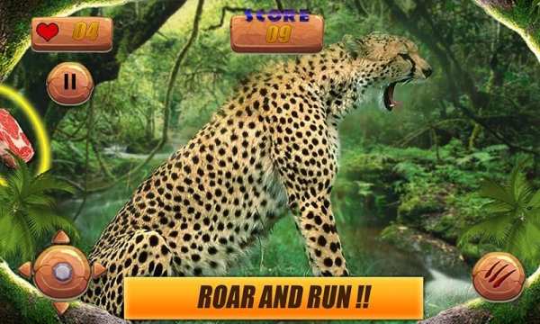 Wild Cheetah Simulator 3D 2 تصوير الشاشة