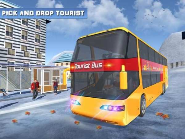 Tour Coach Bus Driver Sim 2016 скриншот 3