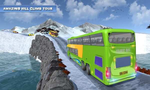 Tour Coach Bus Driver Sim 2016 скриншот 11