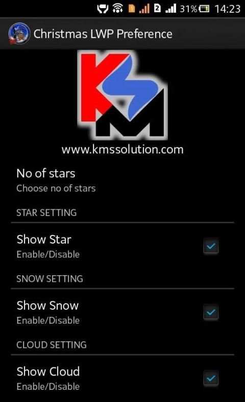 Christmas Live Wallpaper screenshot 2