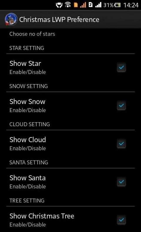 Christmas Live Wallpaper скриншот 1