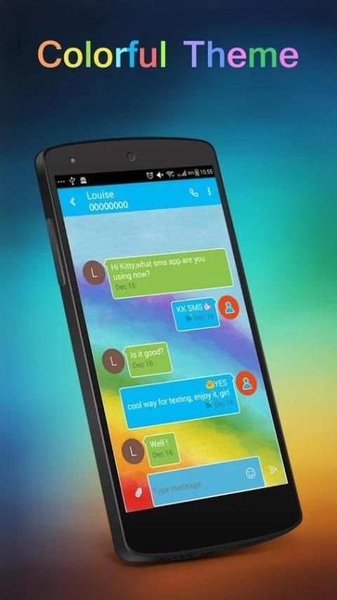 KK SMS Theme Package One 3 تصوير الشاشة