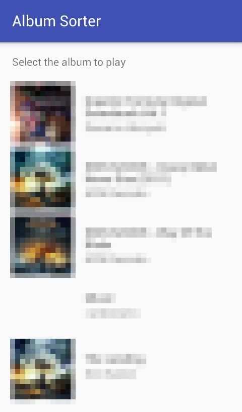 Album Sorter screenshot 2