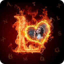 3D FireText Photo Frame Editor