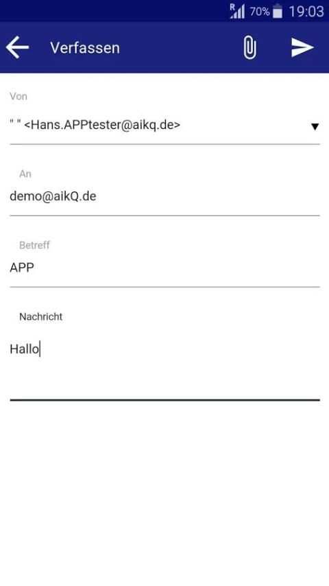 aikQ Mail & Cloud screenshot 1