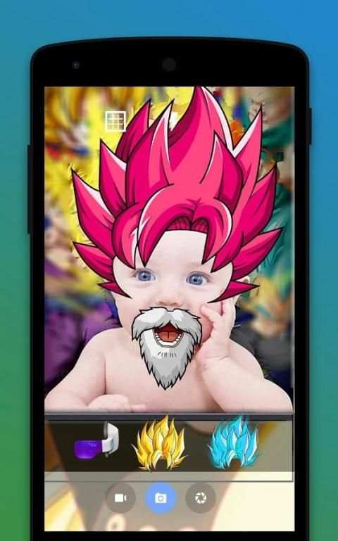 Super Saiyan Camera Studio 3 تصوير الشاشة