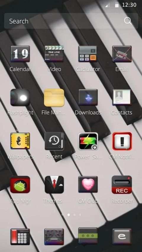 Piano DIY Theme screenshot 2