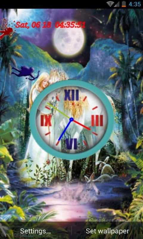 FantasyUnicorn Liveclock 3 تصوير الشاشة
