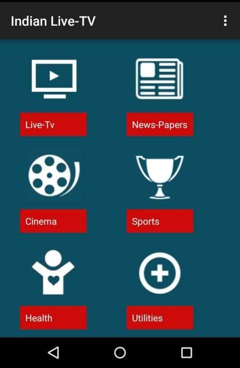 Indian Mobile Live TV-Portal screenshot 1