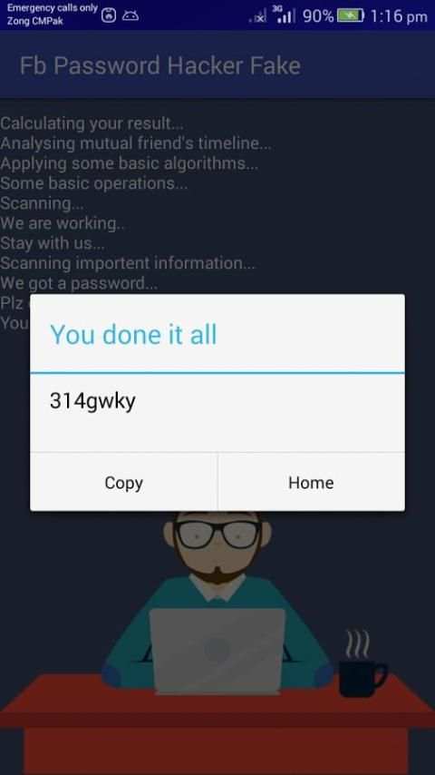 Facebook Hacker Prank screenshot 1
