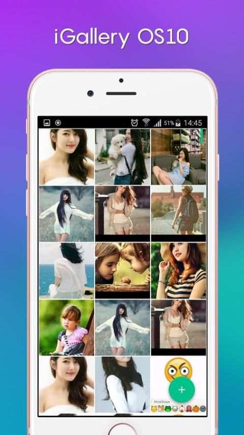 iGallery OS10 : Photo Album स्क्रीनशॉट 2