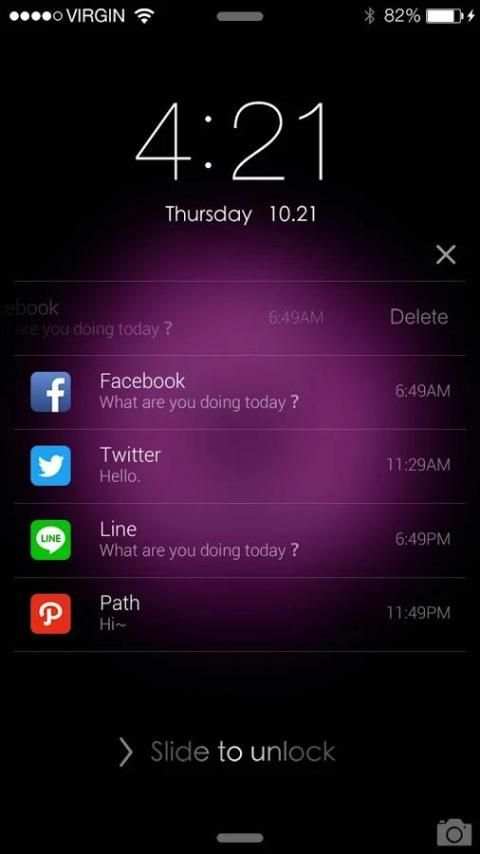iDO Lock screen theme for IOS screenshot 2