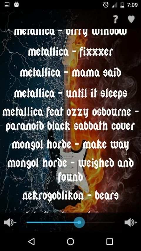 Metal Music Ringtones 100+ 3 تصوير الشاشة