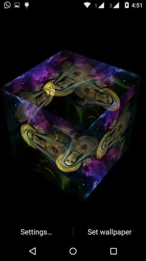 Mother Merry 3D cube Live WP screenshot 6