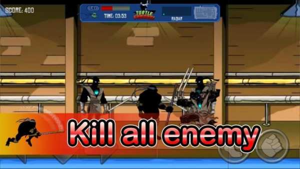 Turtle and Ninja -Samurai kill 4 تصوير الشاشة