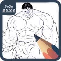 How Draw Hulk on 9Apps