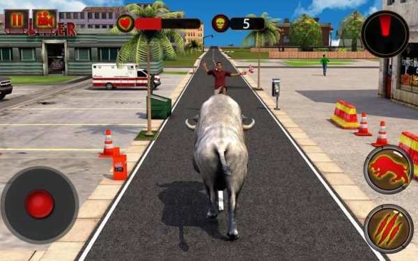 Angry Buffalo Attack 3D 6 تصوير الشاشة