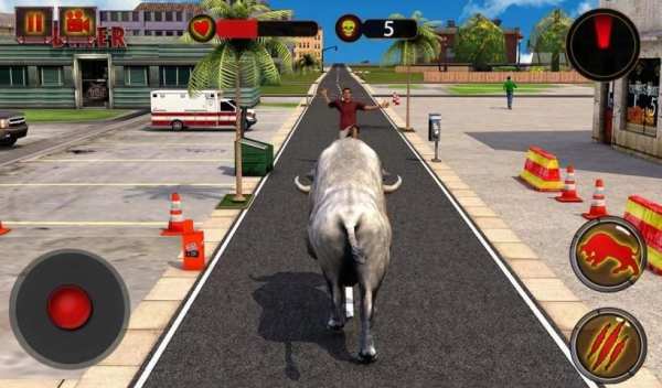 Angry Buffalo Attack 3D 1 تصوير الشاشة