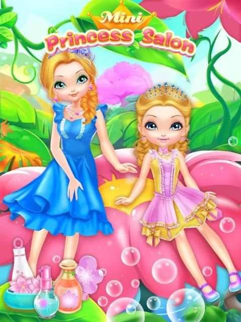 Mini Princess Salon-Girl Game 1 تصوير الشاشة