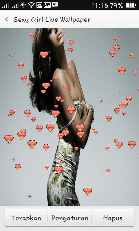 Sexy Girl Live Wallpaper screenshot 2