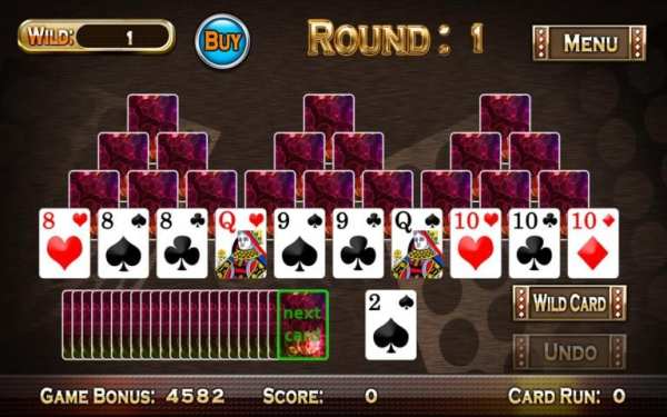 3-Peaks King Solitaire FREE screenshot 3