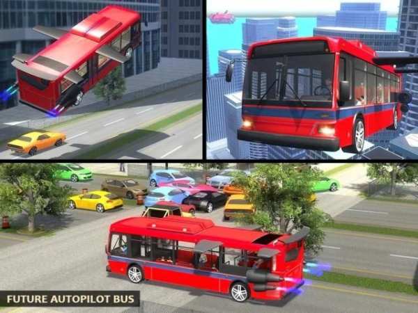 Flying Coach Bus Pilot 3D 2016 screenshot 14