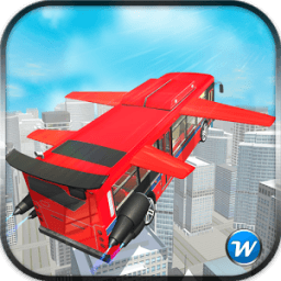 Flying Coach Bus Pilot 3D 2016 أيقونة