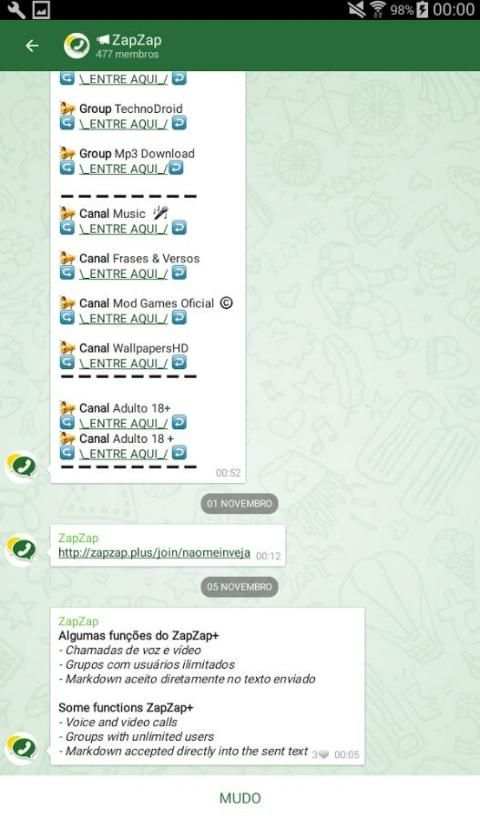 ZapZap+ Beta скриншот 1