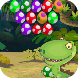 Bubble Shooter Dinosaur Mania أيقونة