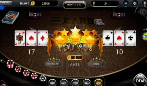 3 CARD RUMMY 7 تصوير الشاشة
