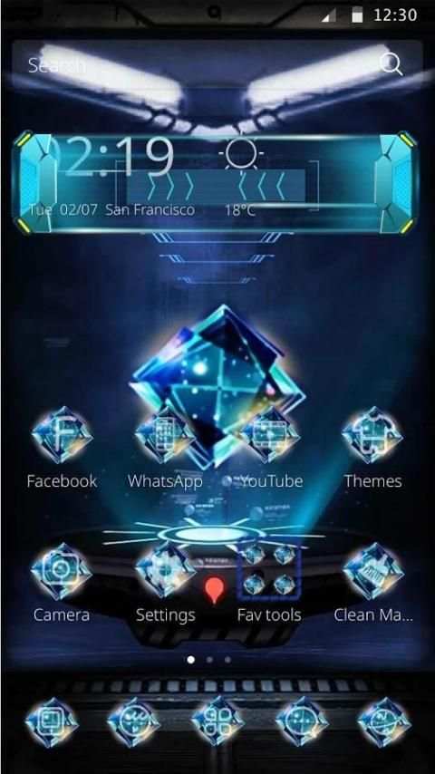3D Keren Tek Tema screenshot 4