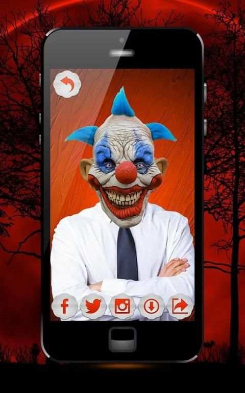 Menakutkan Topeng Foto Editor screenshot 3