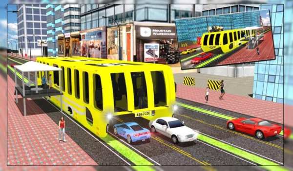 Transit Elevated Bus Driver 3D screenshot 4