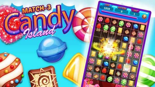 Candy Island: Match 3 screenshot 1