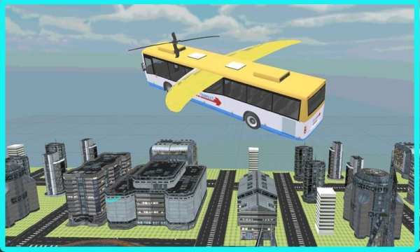 Flying School Bus Simulator screenshot 2