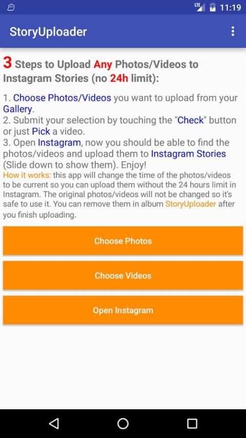 Story Uploader for Instagram screenshot 5