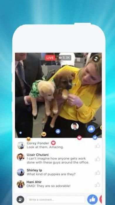 Live for facebook lite prank screenshot 2