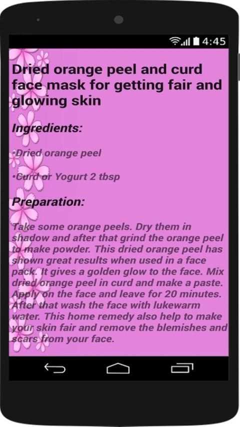 HomeMade FaceMask screenshot 1