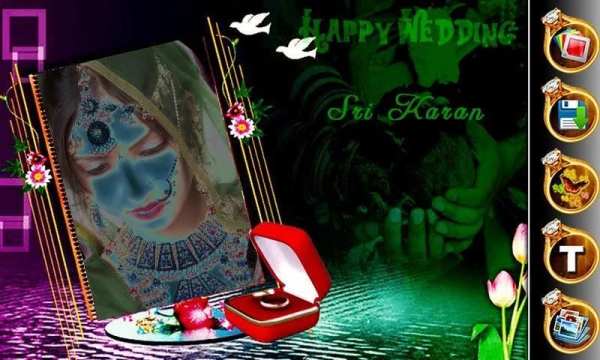 Wedding photo frames 4 تصوير الشاشة