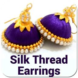 Silk Thread Earrings Offline