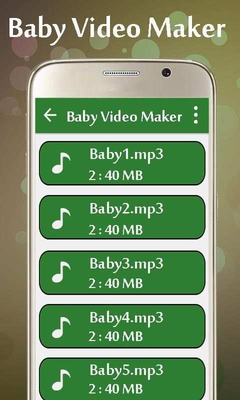 Baby Video Maker स्क्रीनशॉट 6