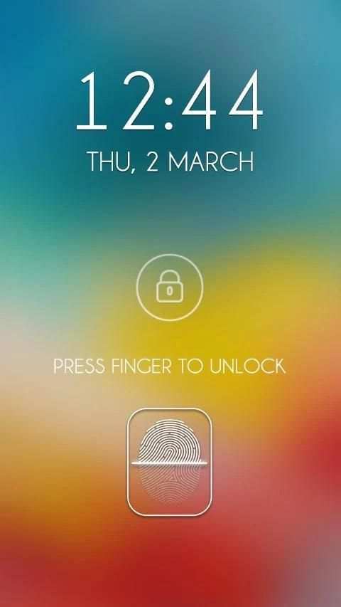 Fingerprint LockScreen Prank 5 تصوير الشاشة