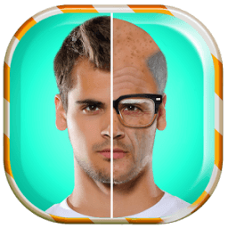 पुराने चेहरे तस्वीर असेंबल आइकन