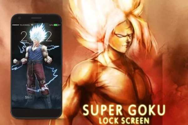 Super Goku Lock Screen screenshot 1