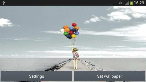 Rainy Day Girl Live Wallpaper screenshot 3